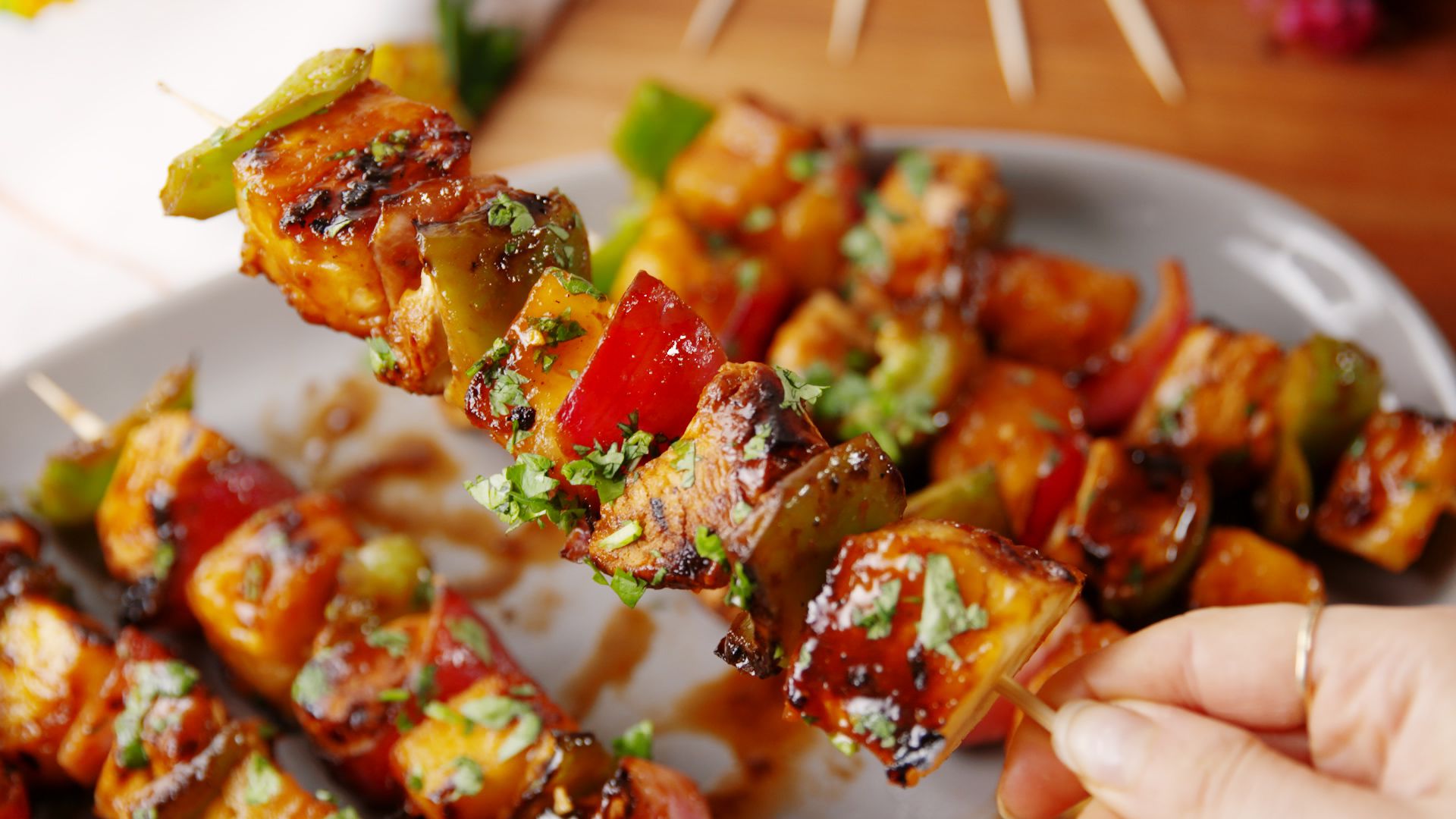 Hawaiian Chicken Kabobs Recipe